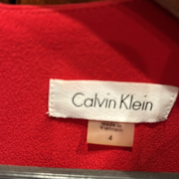 Elegant Red Sleeveless Dress - Picture 3 of 4